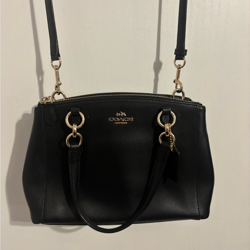 Coach Black Saffiano Leather bag